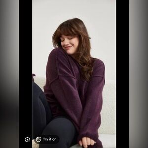 Nuuds Cozy Knit Mock Neck Sweater